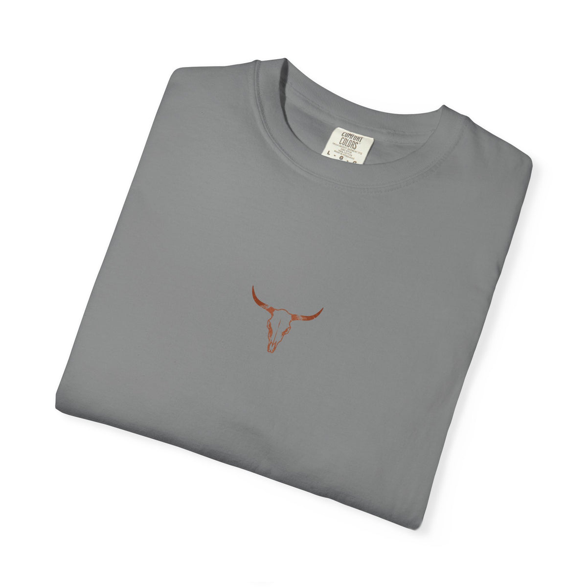 T-shirt Crâne de Longhorn — Design Minimaliste