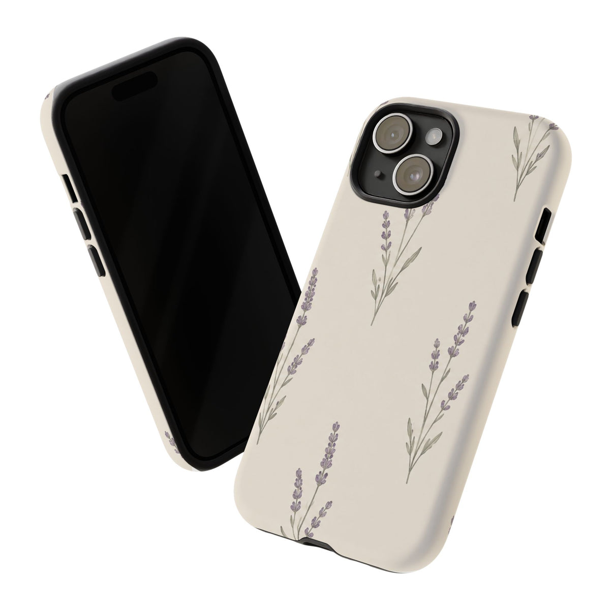 Floral Lavender Tough Phone Case