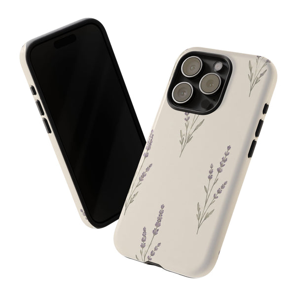 Floral Lavender Tough Phone Case
