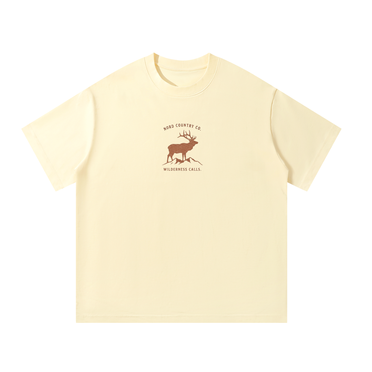 T-shirt Wapiti — Oversize Wilderness Calls