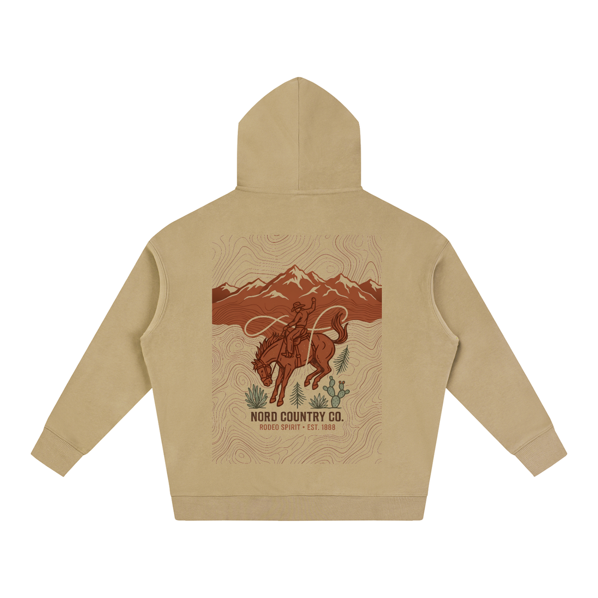 Oversized Hoodie — Nord Country Co. Logo