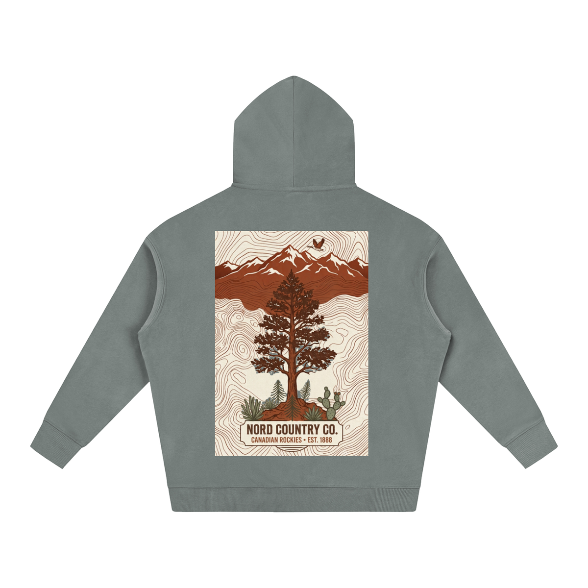 Coton Ouaté Oversize — Rocheuses Canadiennes