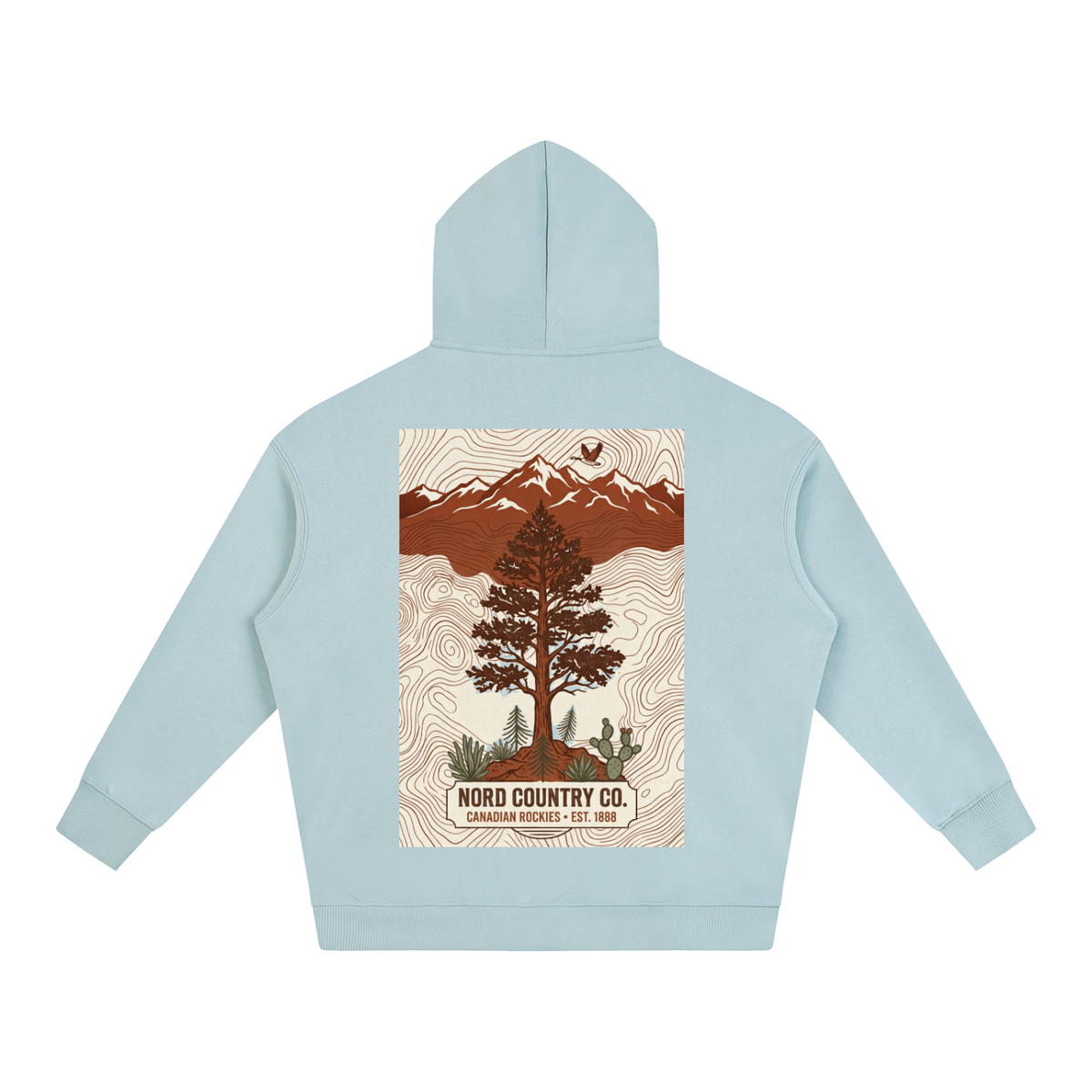 Coton Ouaté Oversize — Rocheuses Canadiennes