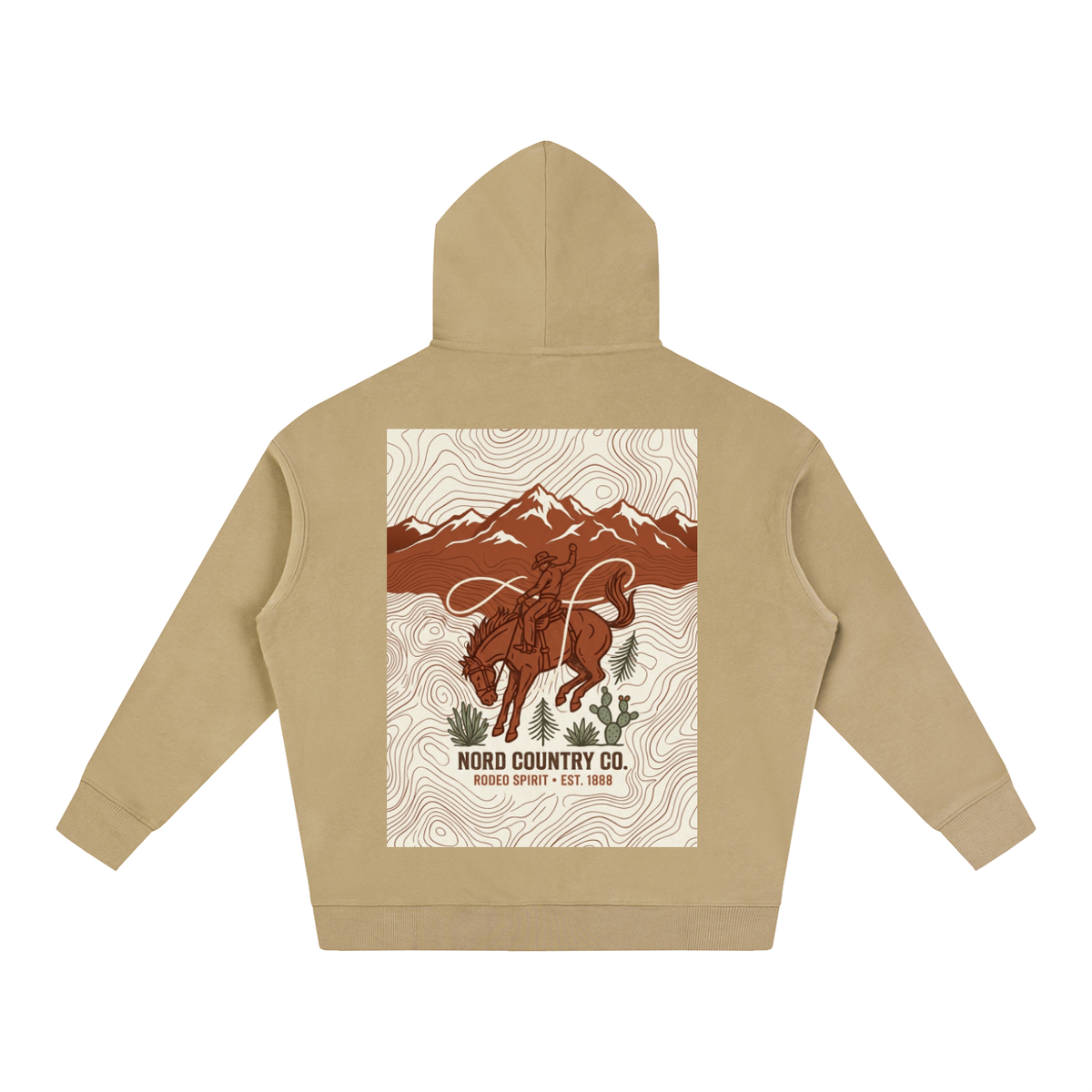 Coton Ouaté Oversize — Logo Nord Country Co.