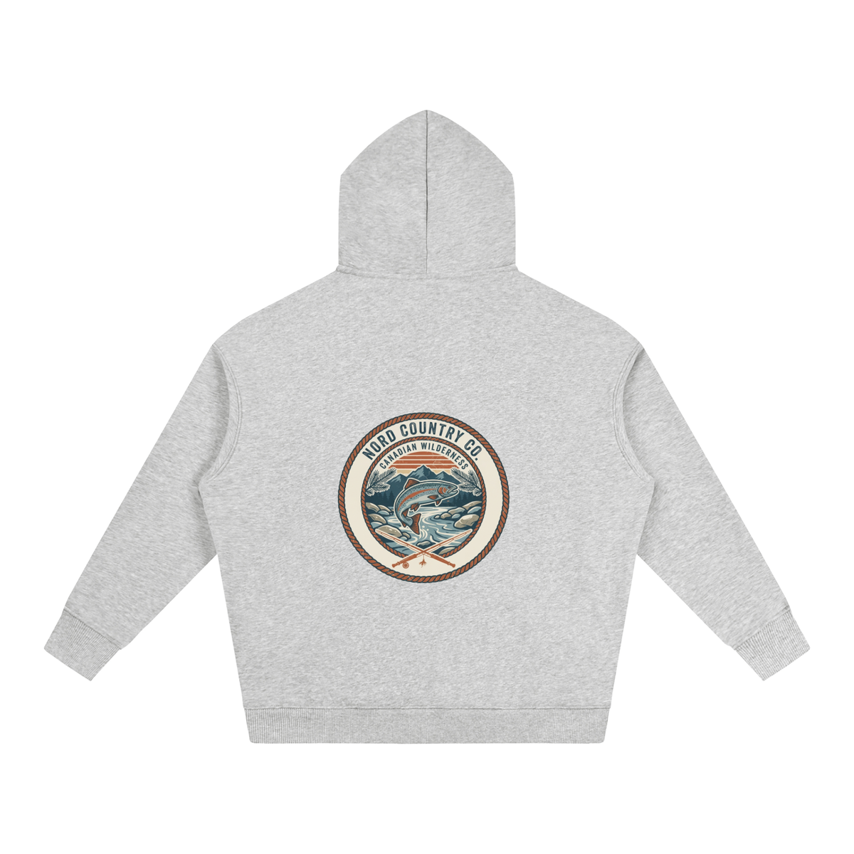 Coton Ouaté Oversize — Badge Pêche Sauvage — coloris