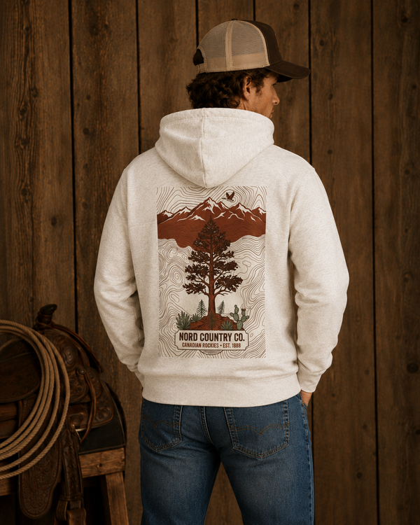 Coton Ouaté Oversize — Rocheuses Canadiennes — Nord Country Co.
