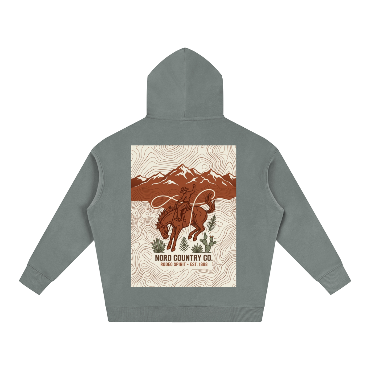 Coton Ouaté Oversize — Logo Nord Country Co.