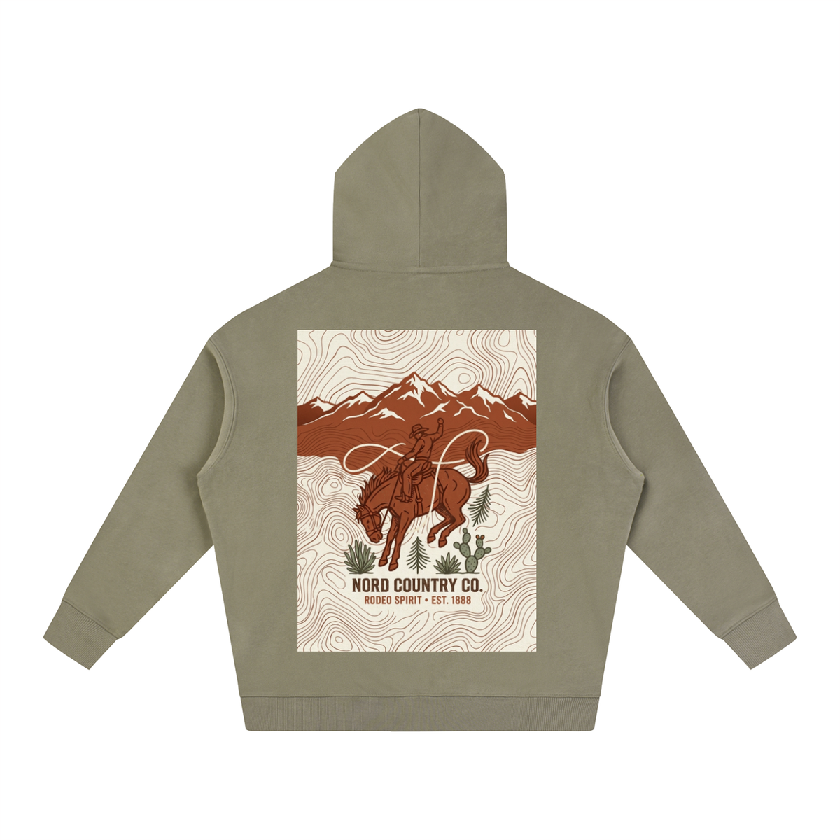 Coton Ouaté Oversize — Logo Nord Country Co.