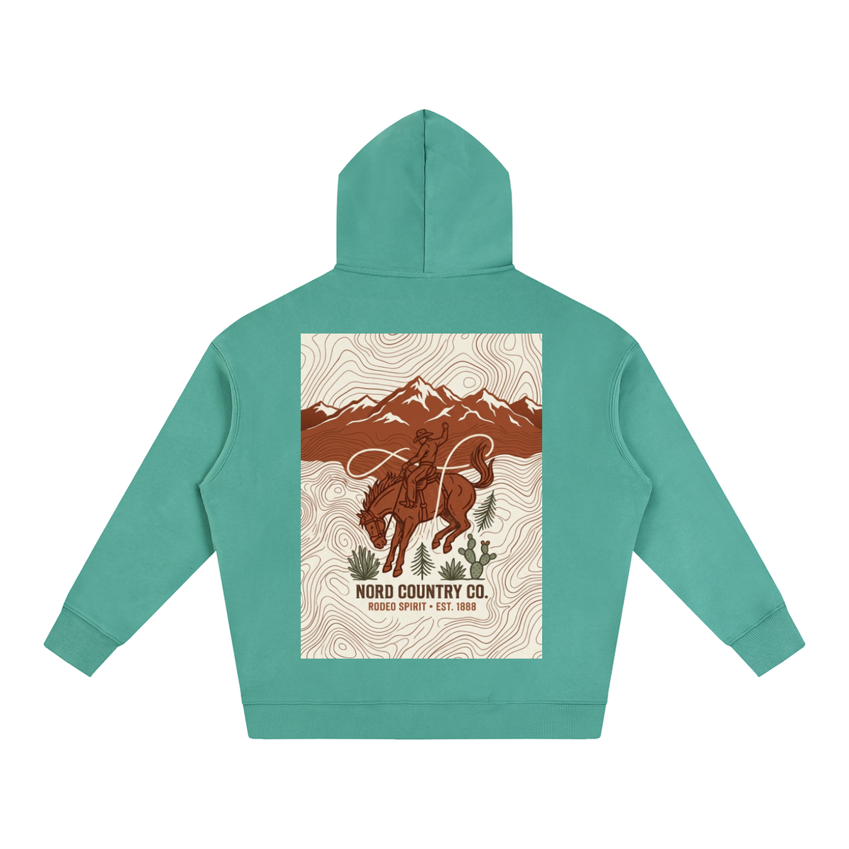 Coton Ouaté Oversize — Logo Nord Country Co.
