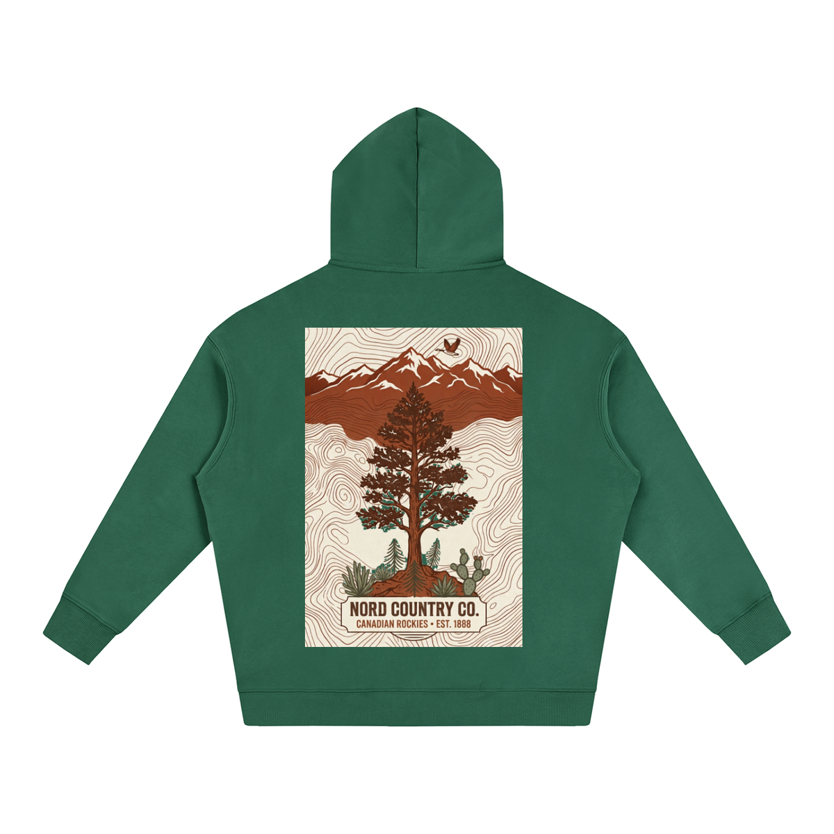 Coton Ouaté Oversize — Rocheuses Canadiennes