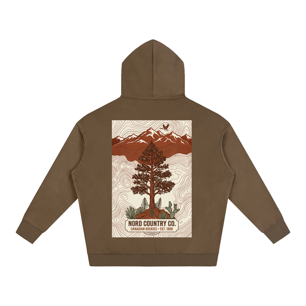 Coton Ouaté Oversize — Rocheuses Canadiennes