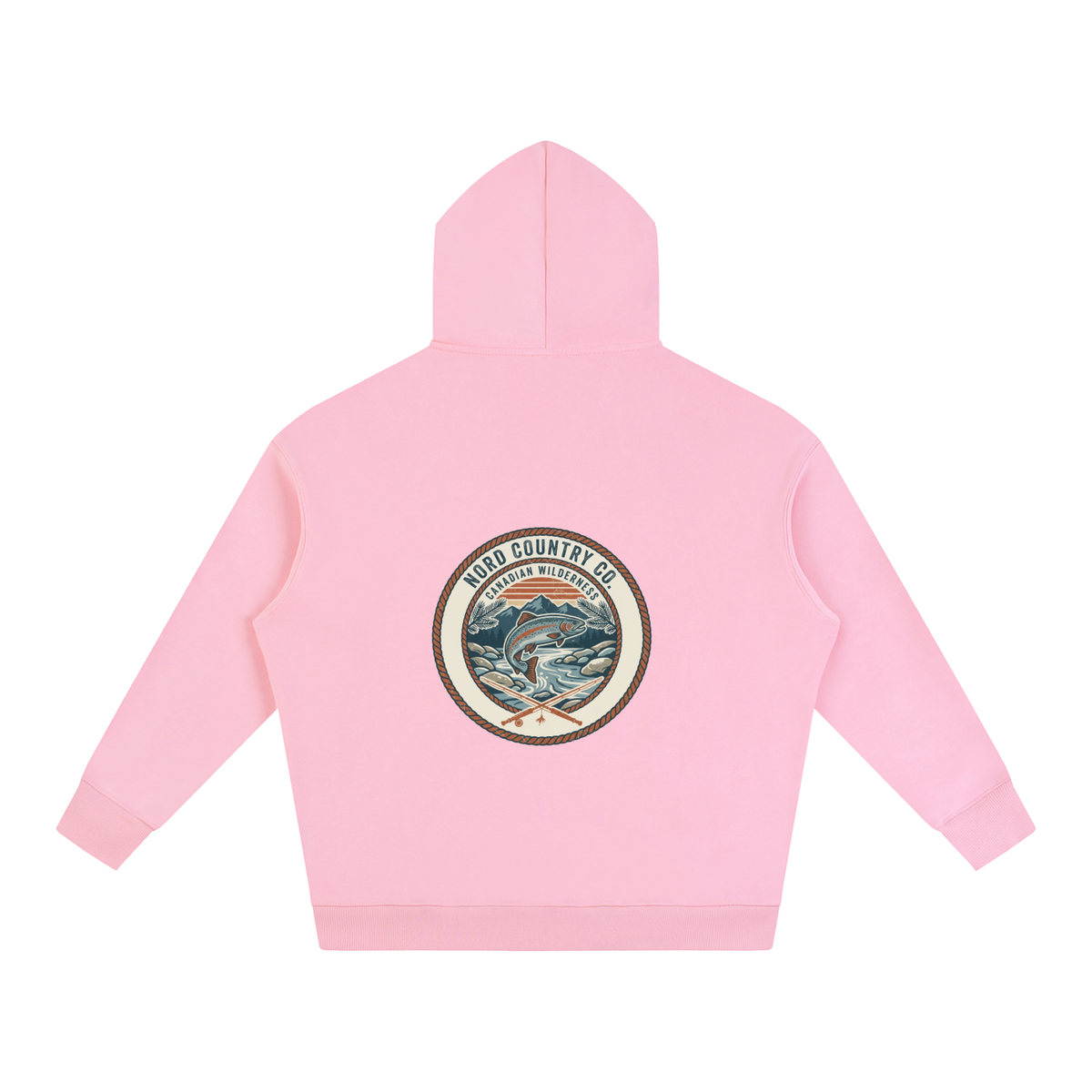 Coton Ouaté Oversize — Badge Pêche Sauvage