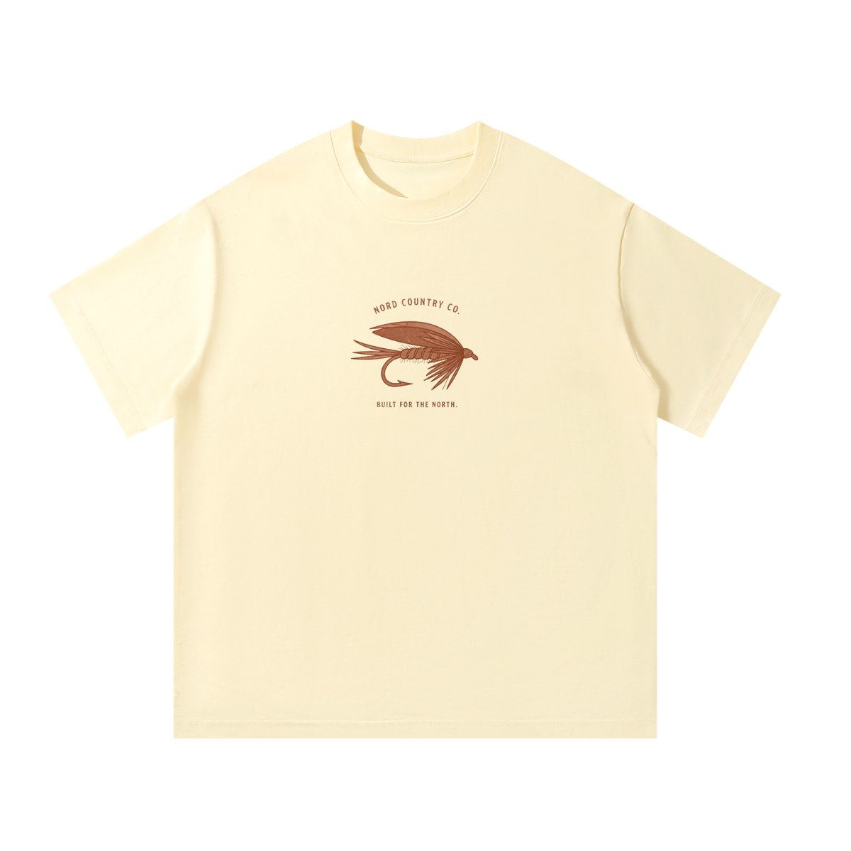 T-shirt Mouche à Pêche — Oversize Built for the North