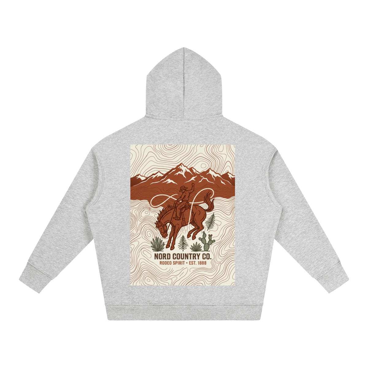 Coton Ouaté Oversize — Logo Nord Country Co.